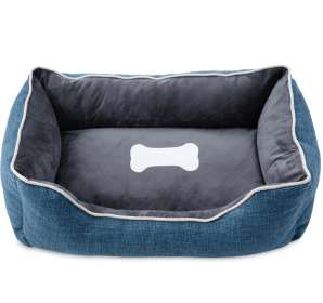 Non-slip dog bed with plush bedding for small dogs and cats; includes a dog pillow bed, soothing cat sofa bed